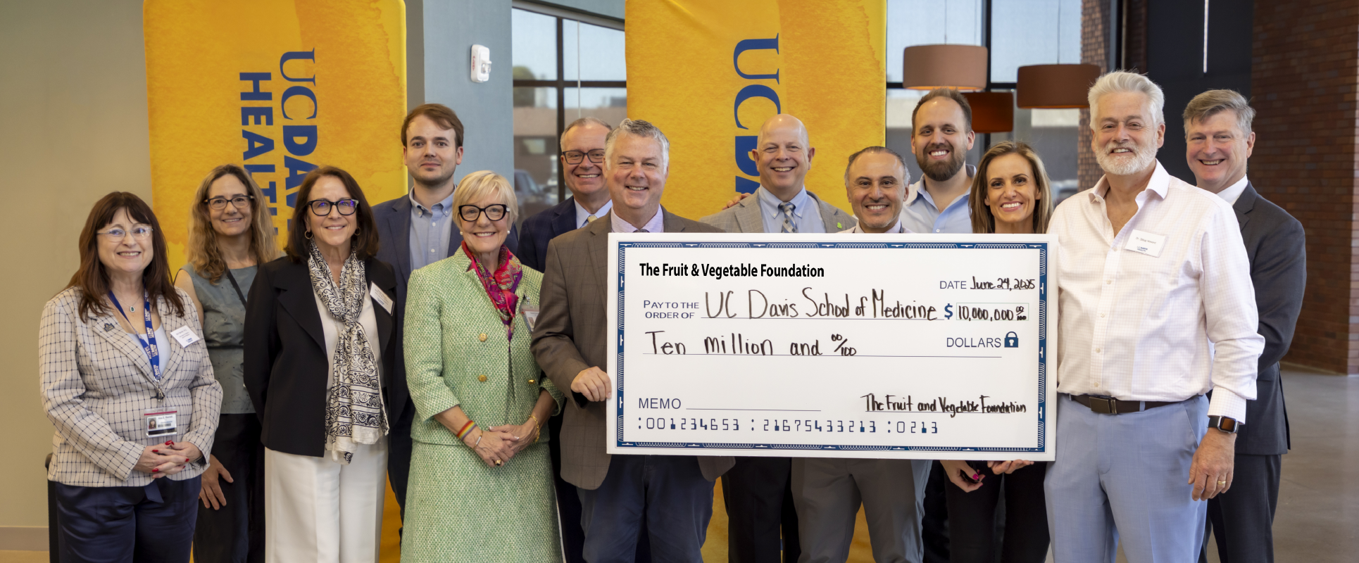 Fruit and Vegetable Foundation Gifts $10M to UC Davis