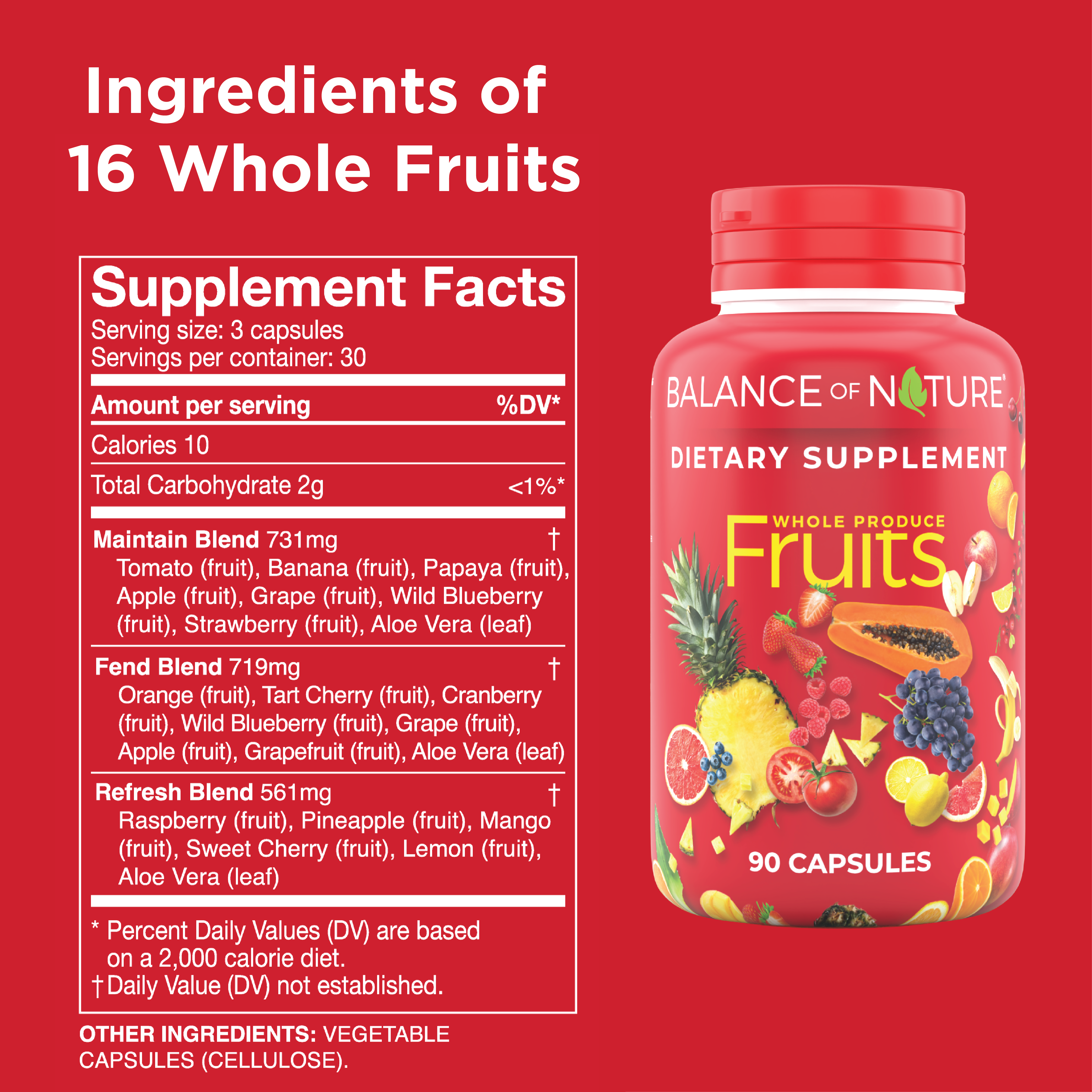 Balance of Nature Fruits Supplement