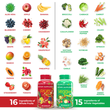 Balance of Nature Supplements  Ingredients of 16 Whole Fruits and 15 Whole Vegetables