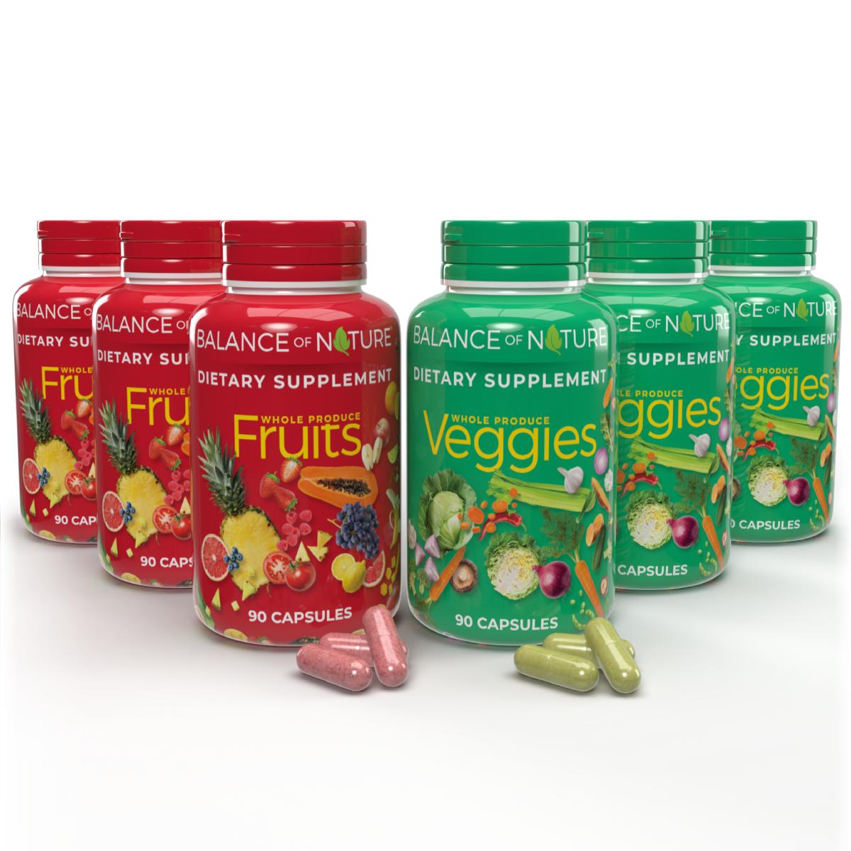 Balance of Nature supplements - Set of 3