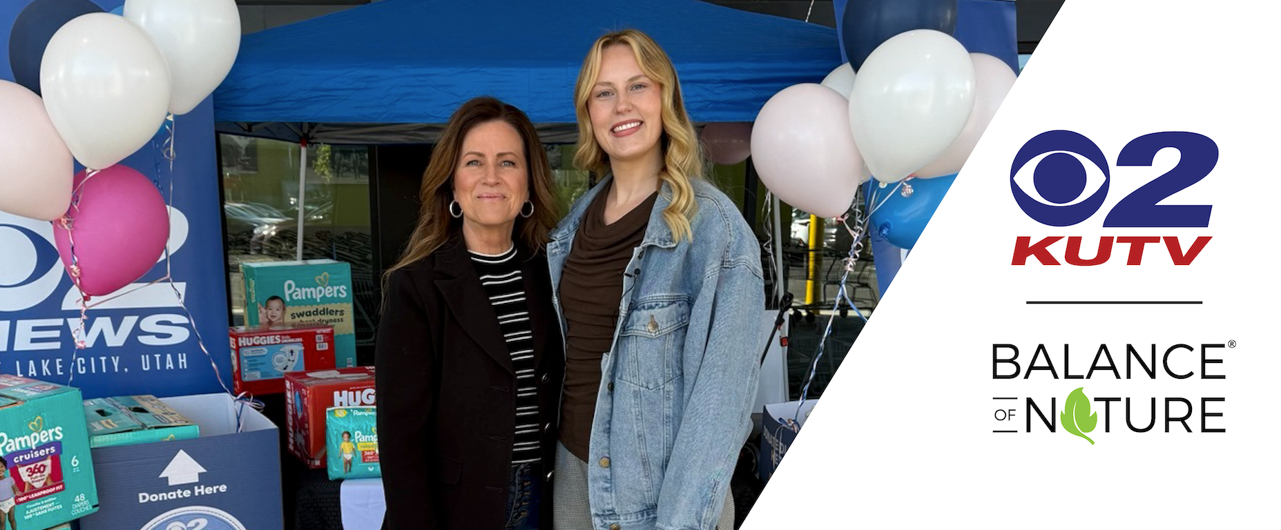 Balance of Nature Supports KUTV Cares’ Diaper Drive