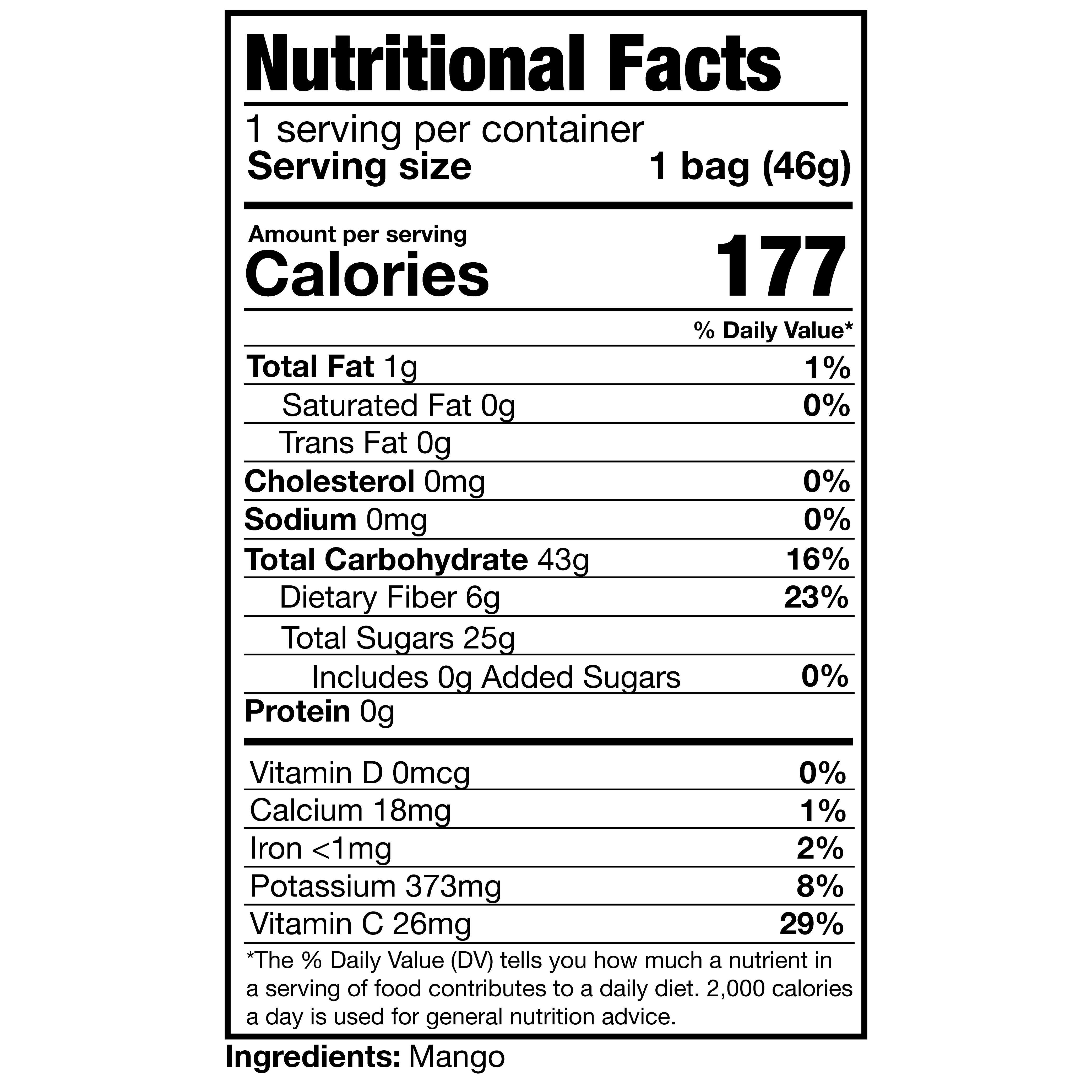 Freeze-Dried Mangos (3 Pack)